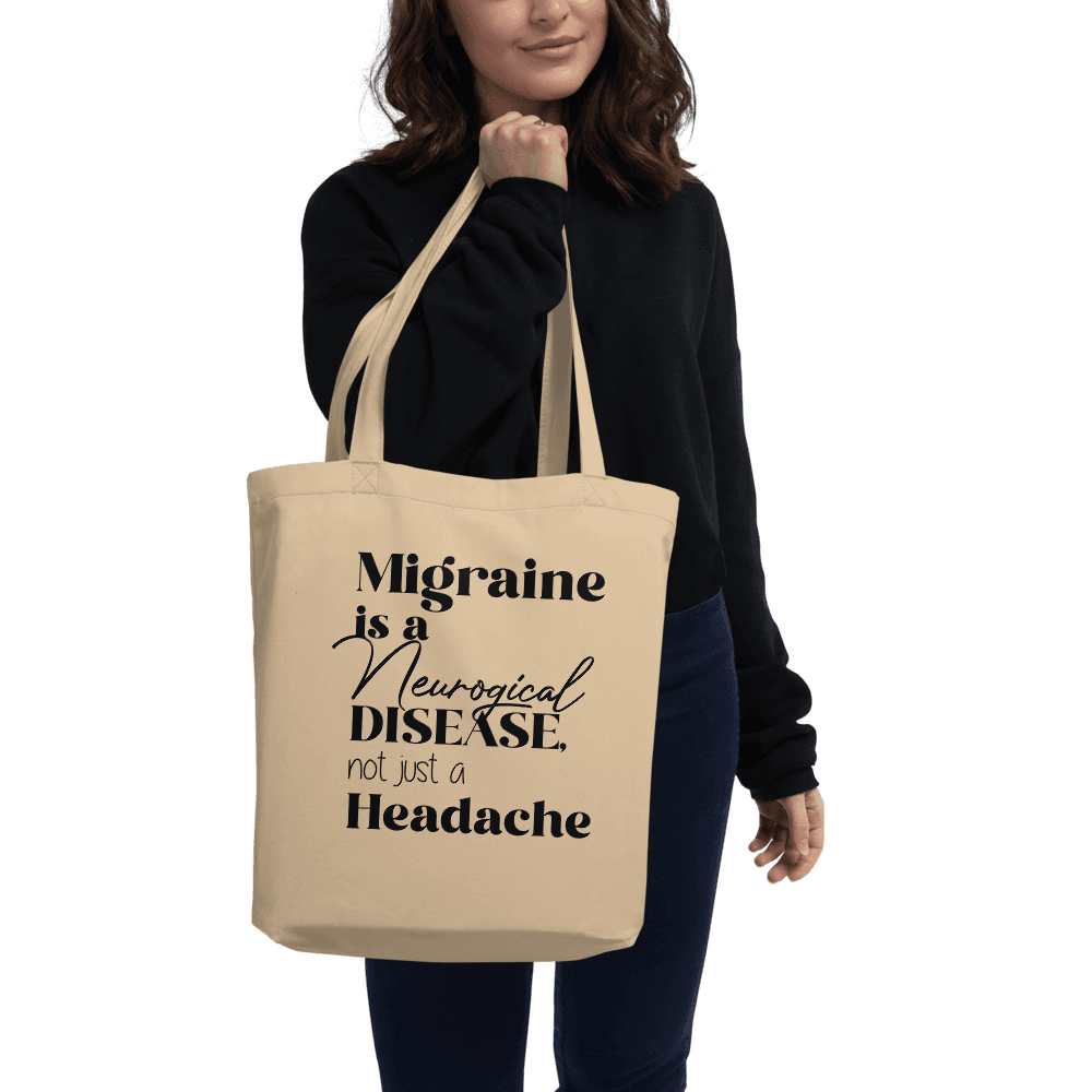 Migraine Awareness Tote Bag