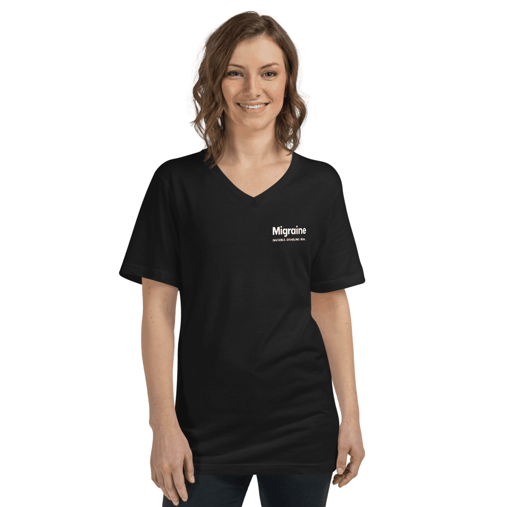 Migraine Awareness V-Neck Shirt