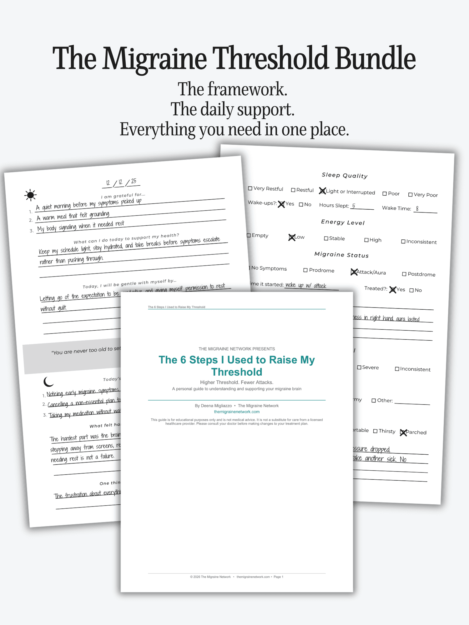 The Migraine Bundle: Guide + Journal