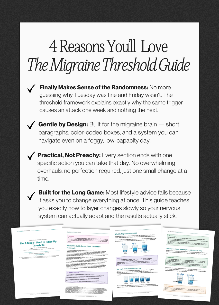 The Migraine Threshold Guide: 6 Steps to Fewer Attacks