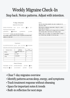 Digital Unbreakable Migraine Tracker & Reflection Journal