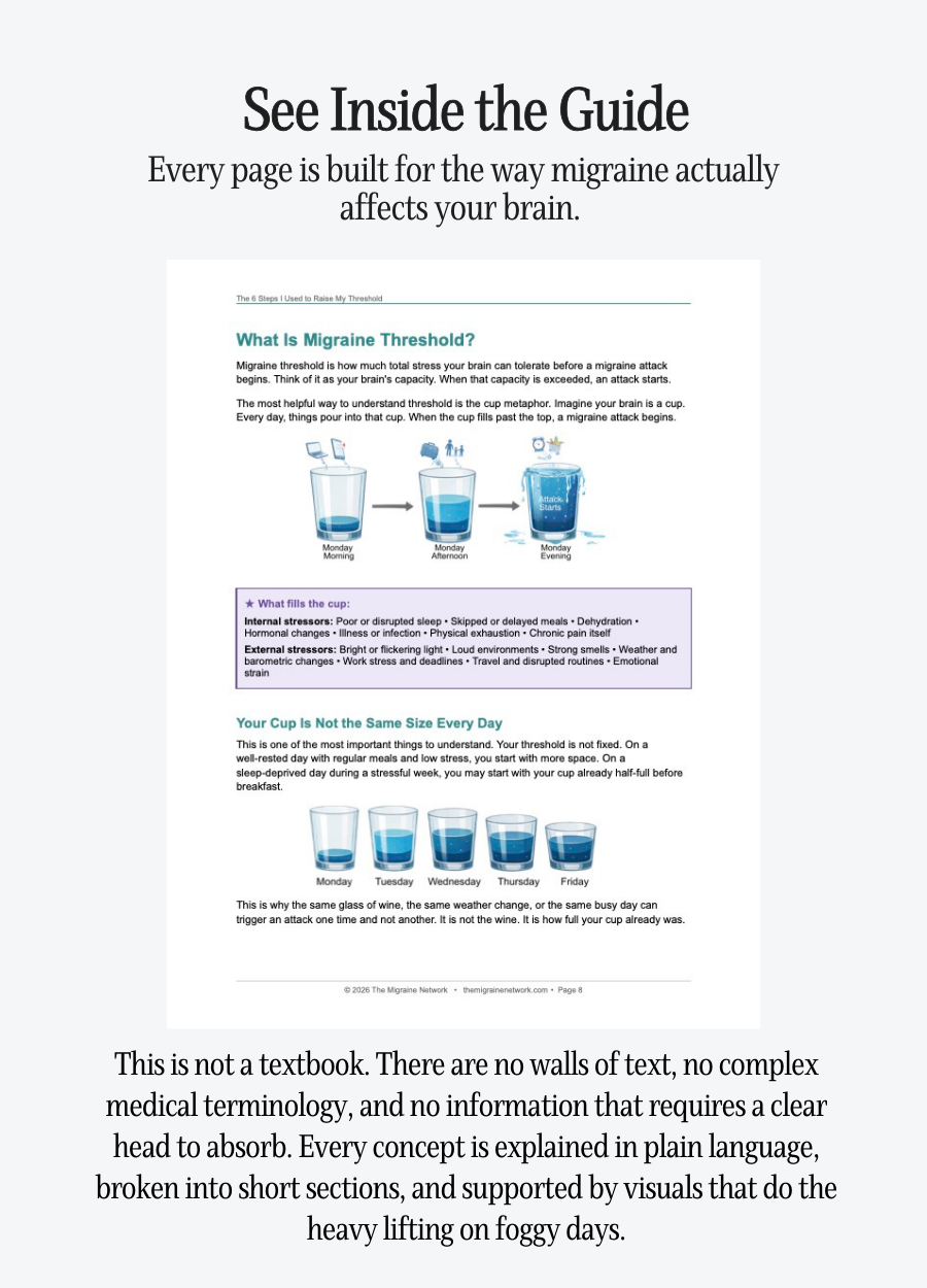 The Migraine Threshold Bundle: Guide + Journal