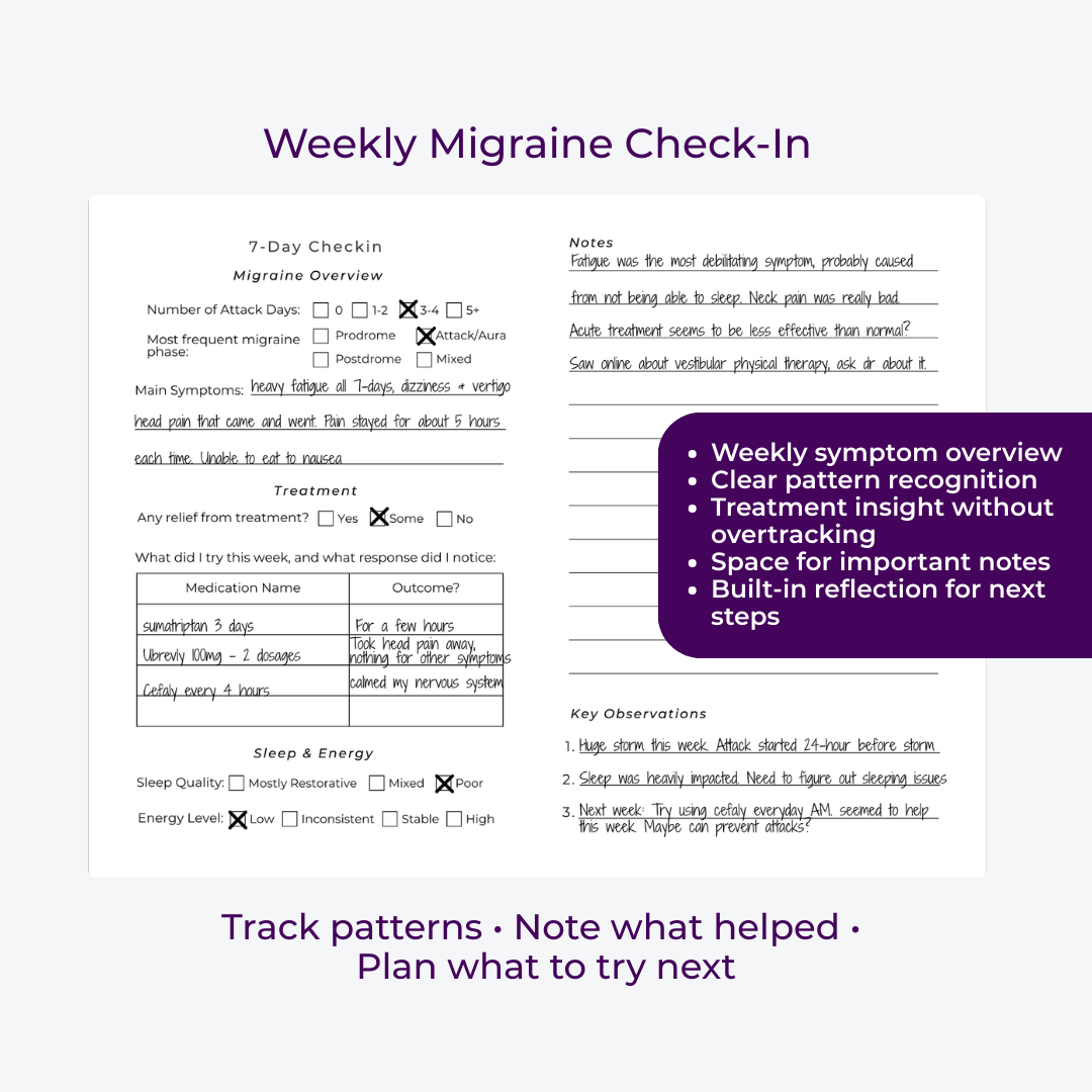 A Journal Designed for Life With Migraine