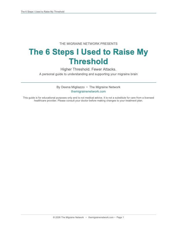 The Migraine Threshold Guide: 6 Steps to Fewer Attacks