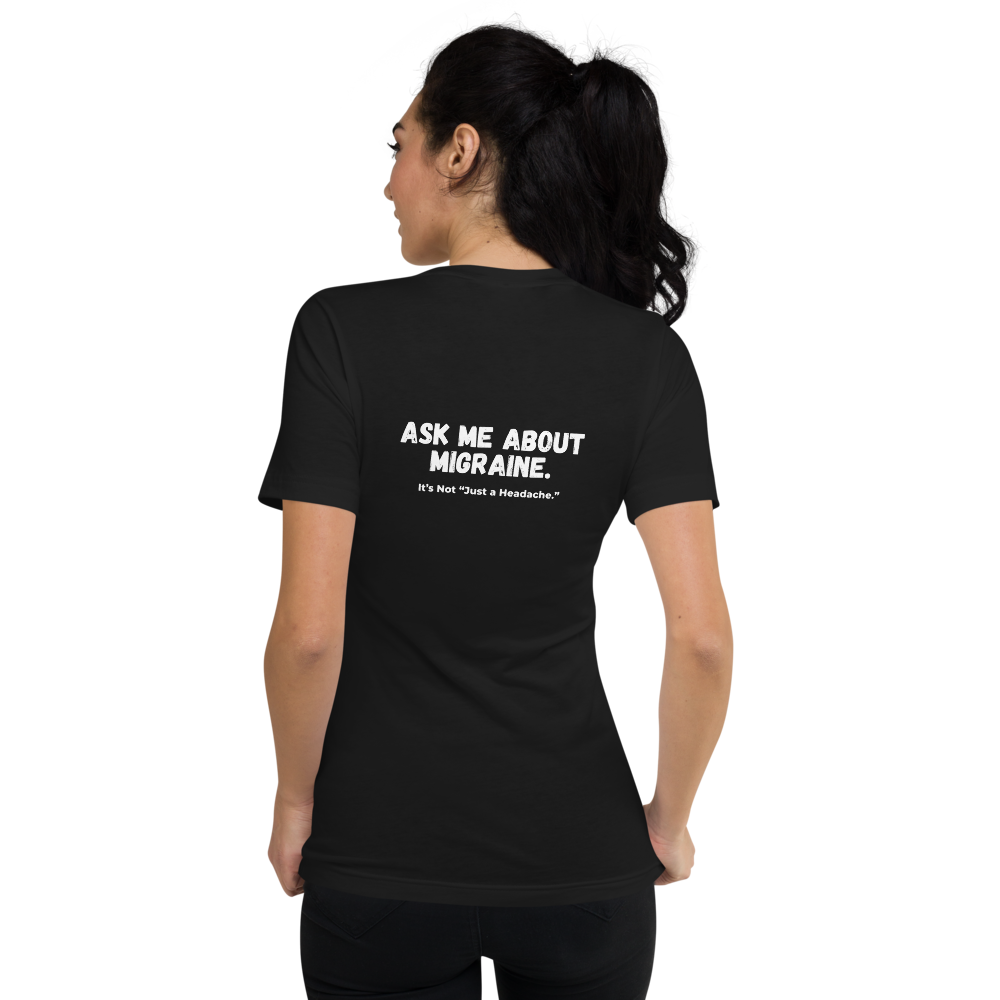 Migraine Awareness V-Neck Shirt