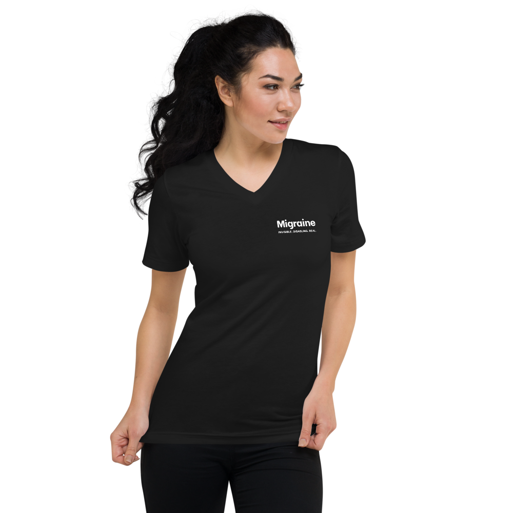 Migraine Awareness V-Neck Shirt