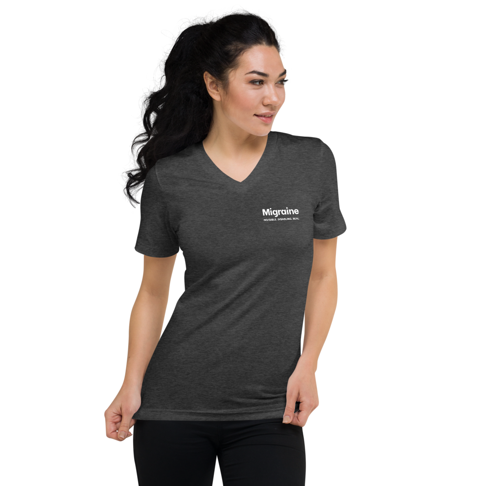 Migraine Awareness V-Neck Shirt