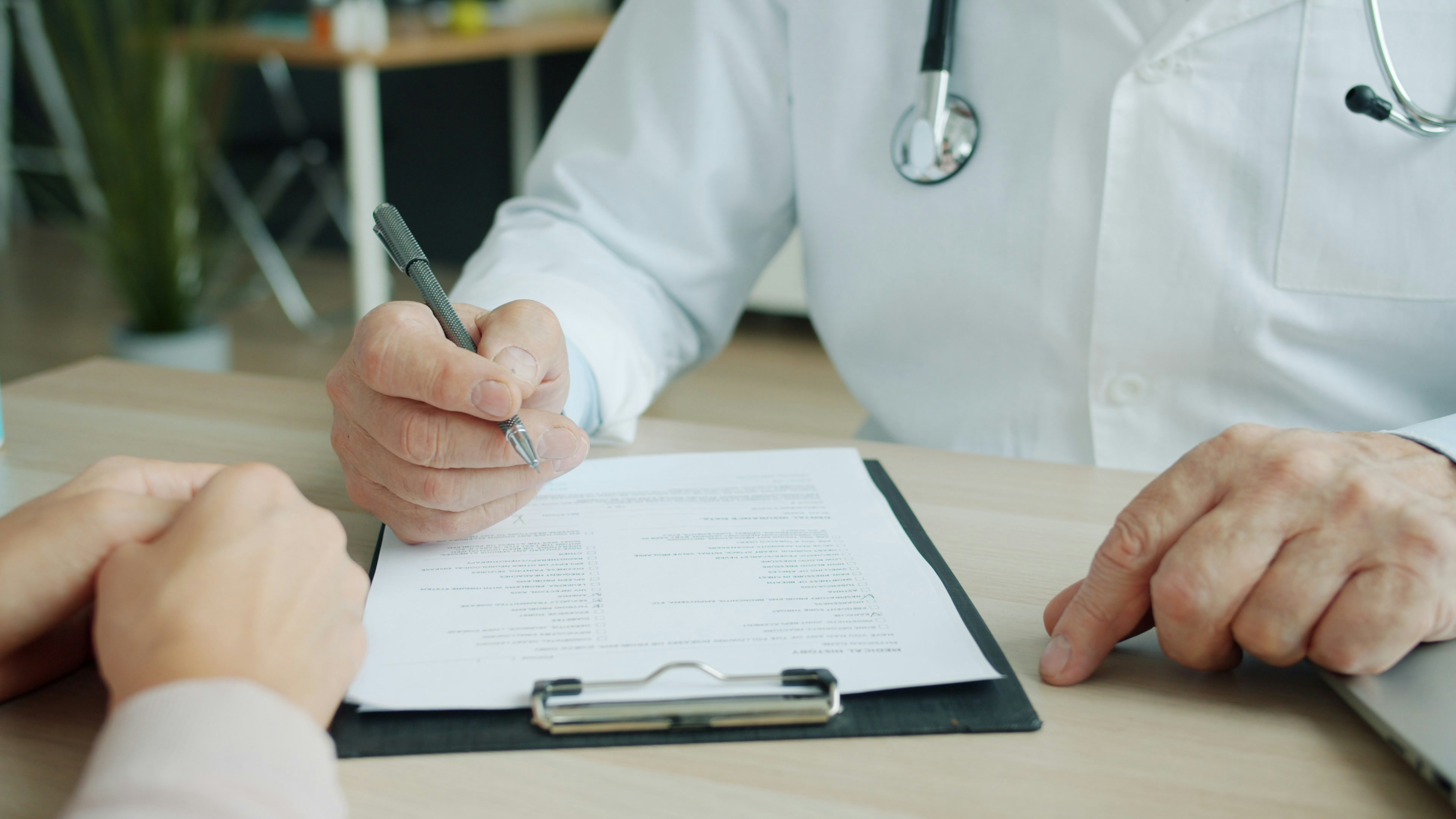Patient advocating during a doctor's appointment