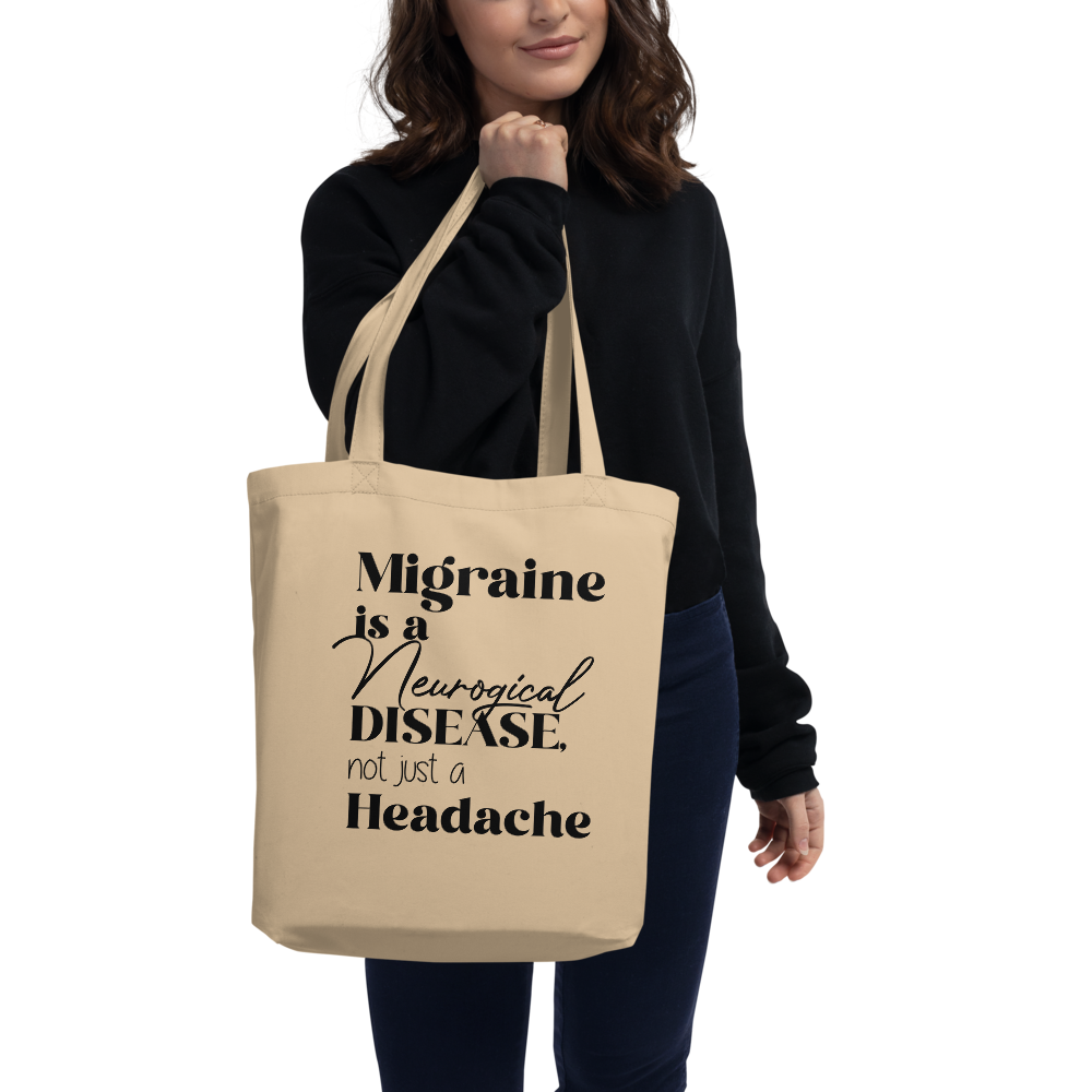 Migraine Awareness Tote Bag — image 1