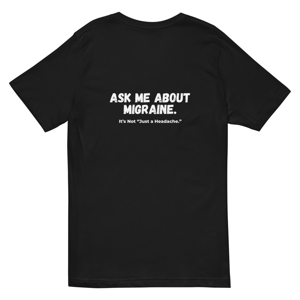 Migraine Awareness V-Neck Shirt thumbnail 7