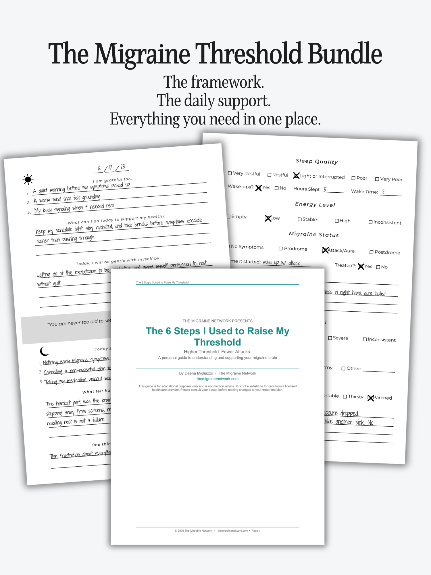The Migraine Bundle: Guide + Journal — image 1